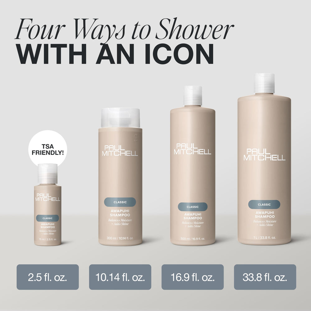 Paul Mitchell producto en baño iluminado para sensación premium