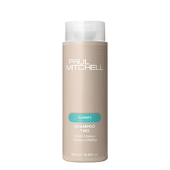 Paul Mitchell champú Two frontal botella mostrando diseño y beneficio limpieza profunda