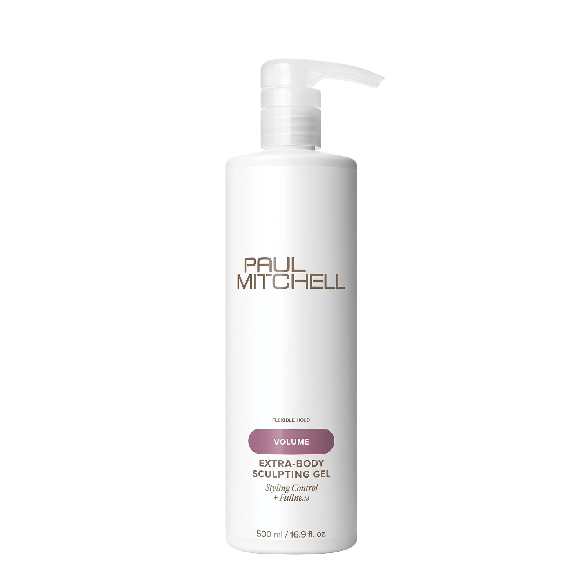 Paul Mitchell envase frontal mostrando volumen y control
