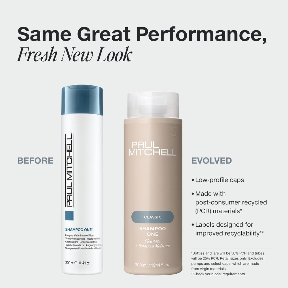 Paul Mitchell espuma cremosa en mano que ilustra limpieza efectiva y fácil aplicación