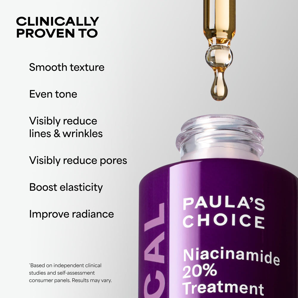 Paula's Choice detalle de la etiqueta con ingredientes clave legibles, transmite confianza