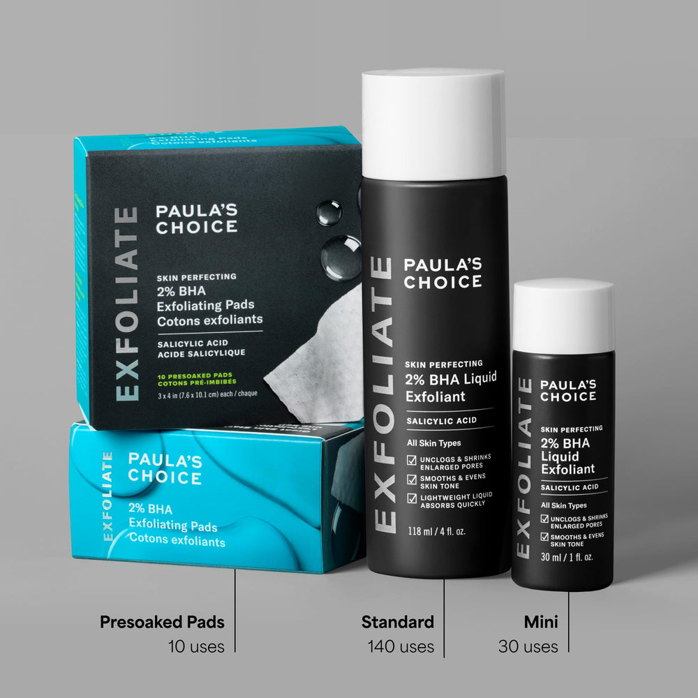 Paula's Choice producto junto a salicina y hojas como concepto natural