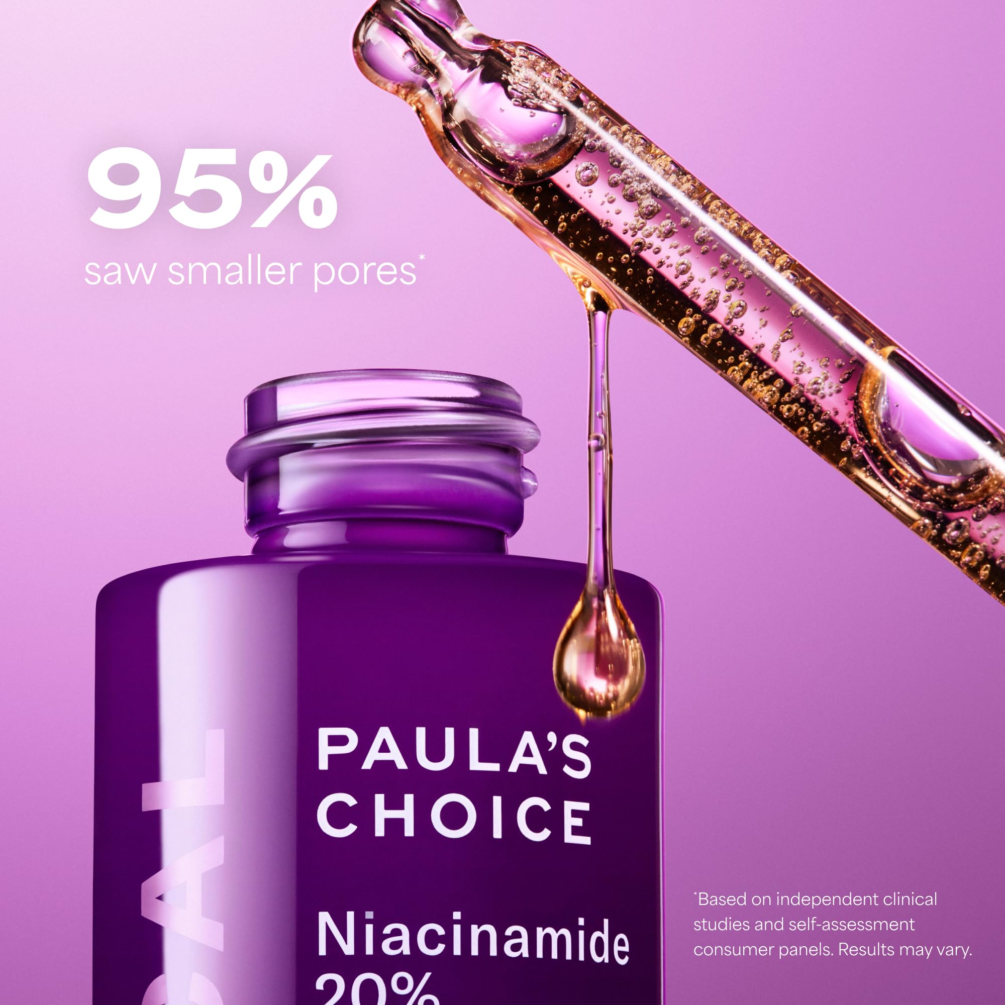 Paula's Choice textura del sérum en gota, muestra concentración y textura ligera