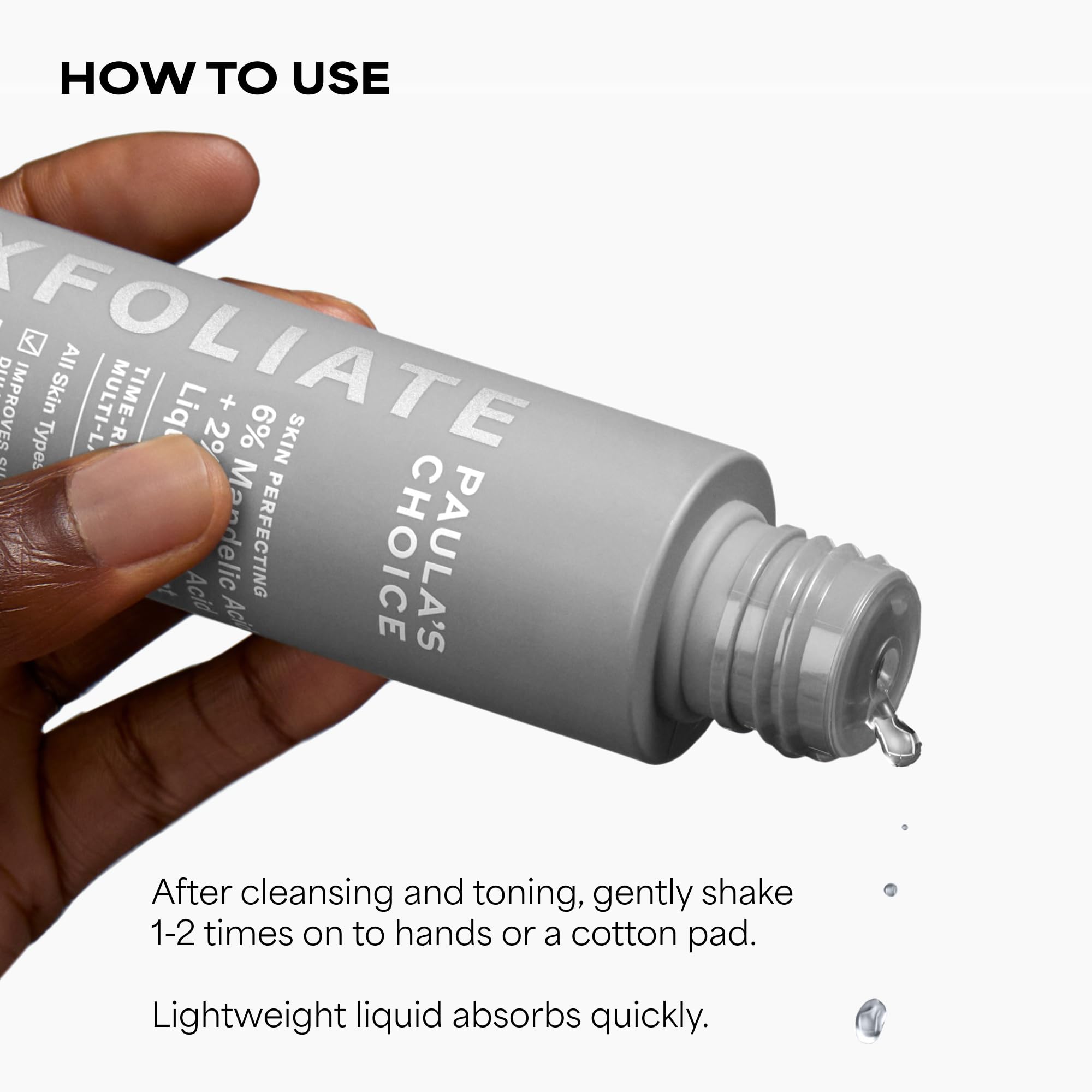 Paula's Choice serum en rutina nocturna con crema hidratante