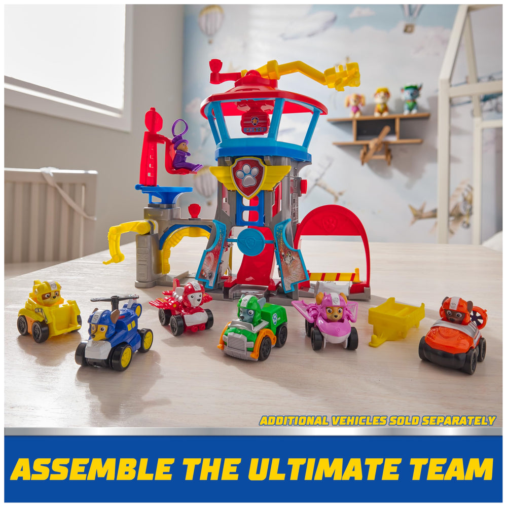 Paw Patrol centro de comando con monitor para planificar rescates imaginativos