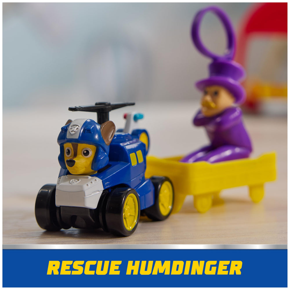 Paw Patrol lanzador de vehículos en acción para rescates rápidos y diversión