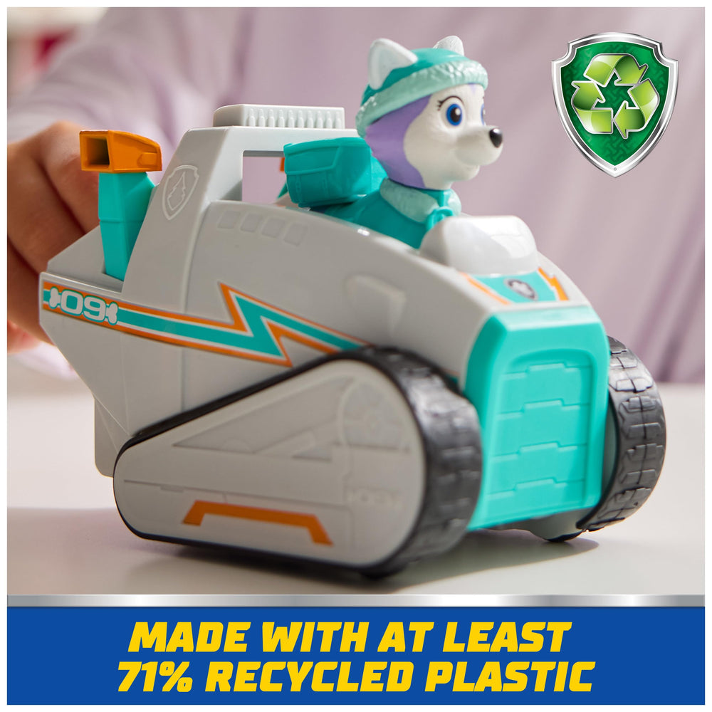 Paw Patrol quitanieves vista lateral destaca diseño realista y funciones