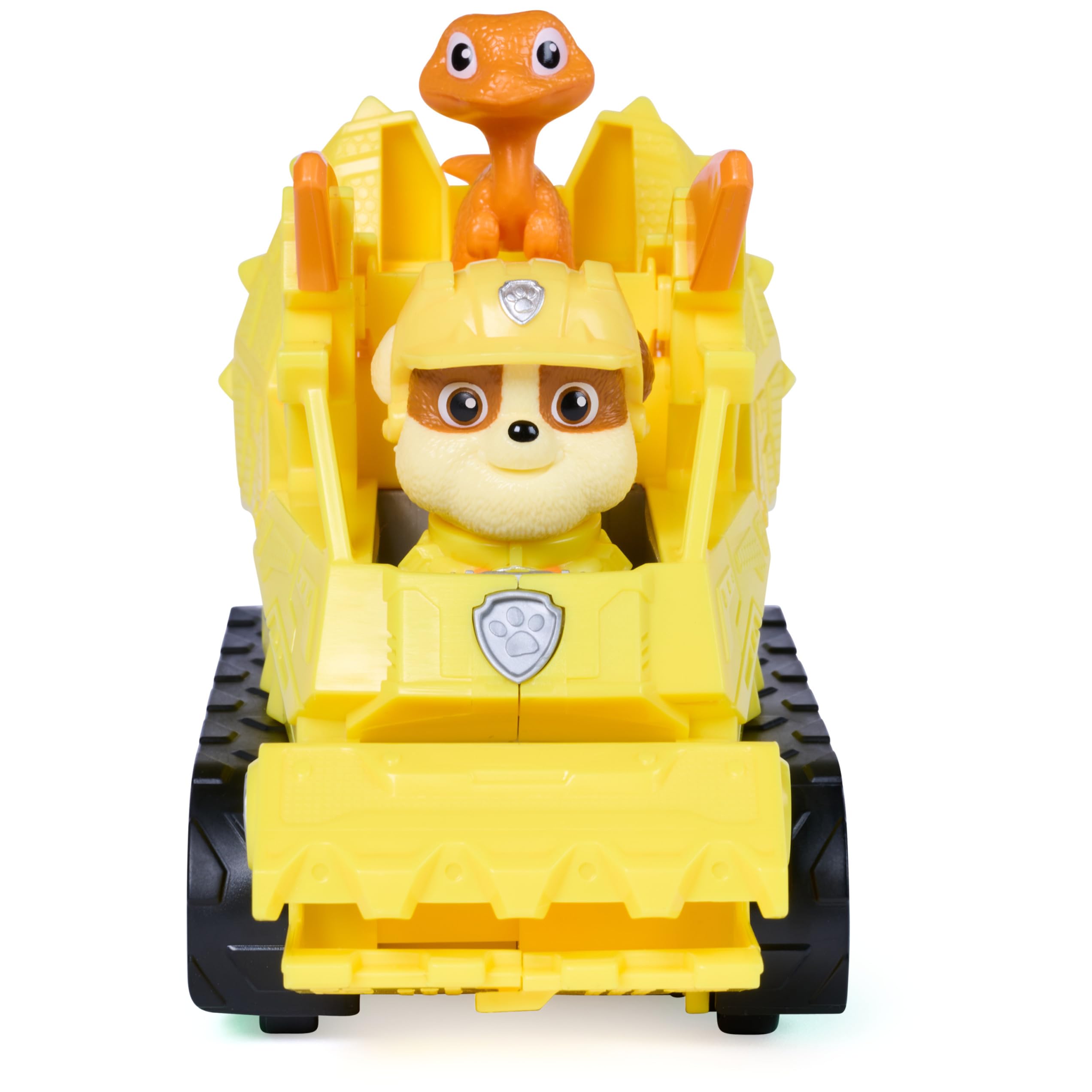 PAW Patrol bulldozer en acción empujado por un niño fomentando creatividad