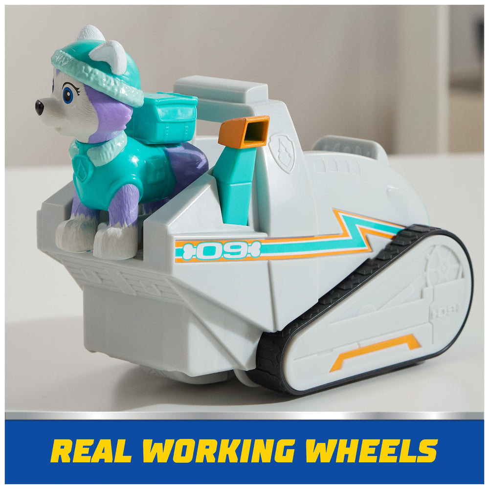 Paw Patrol ruedas detalle evidencia movimiento suave y juego continuo