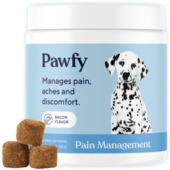 Pawfy envase frontal 30 ct mostrando diseño y conveniencia