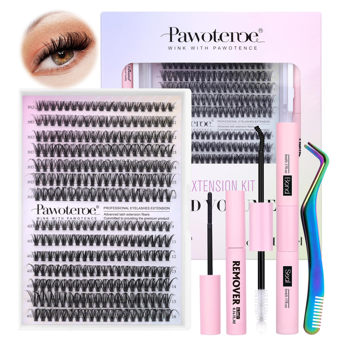 Pawotence kit completo mostrado frontalmente, ahorro y conveniencia