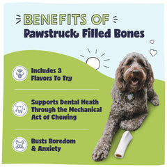 Pawstruck closeup of bone texture highlighting dense roasted surface for durable chewing