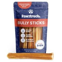 Pawstruck front packaging showing 8 oz bag and product benefits