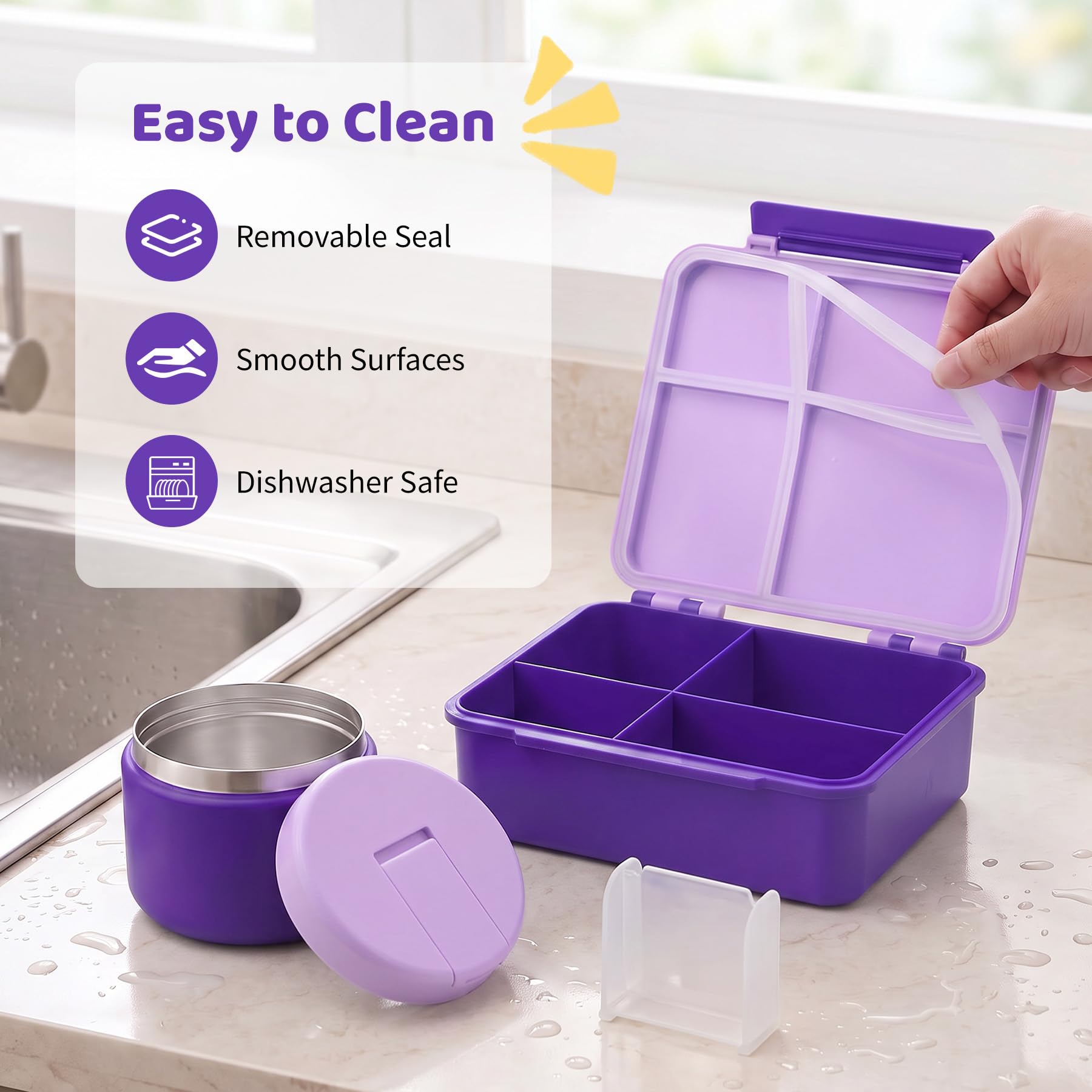 Pawtong juntas de silicona desmontables para limpieza profunda y sellado efectivo