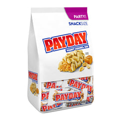 PayDay barra abierta mostrando textura masticable y mezcla salada dulce