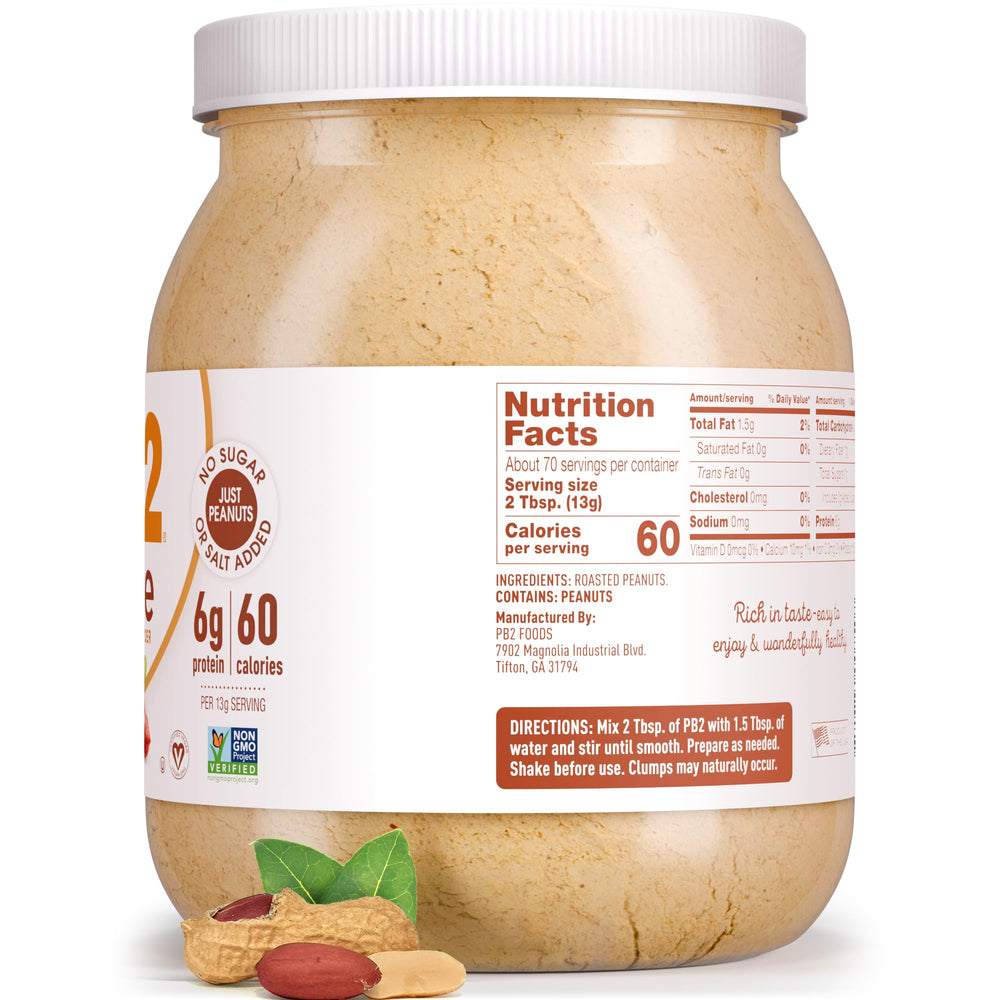 PB2 convertido en salsa para aderezo con sabor tostado
