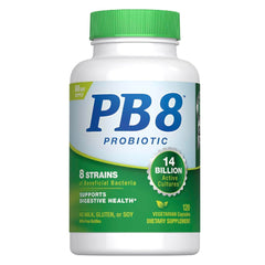 PB8 frente del empaque mostrando beneficio digestivo