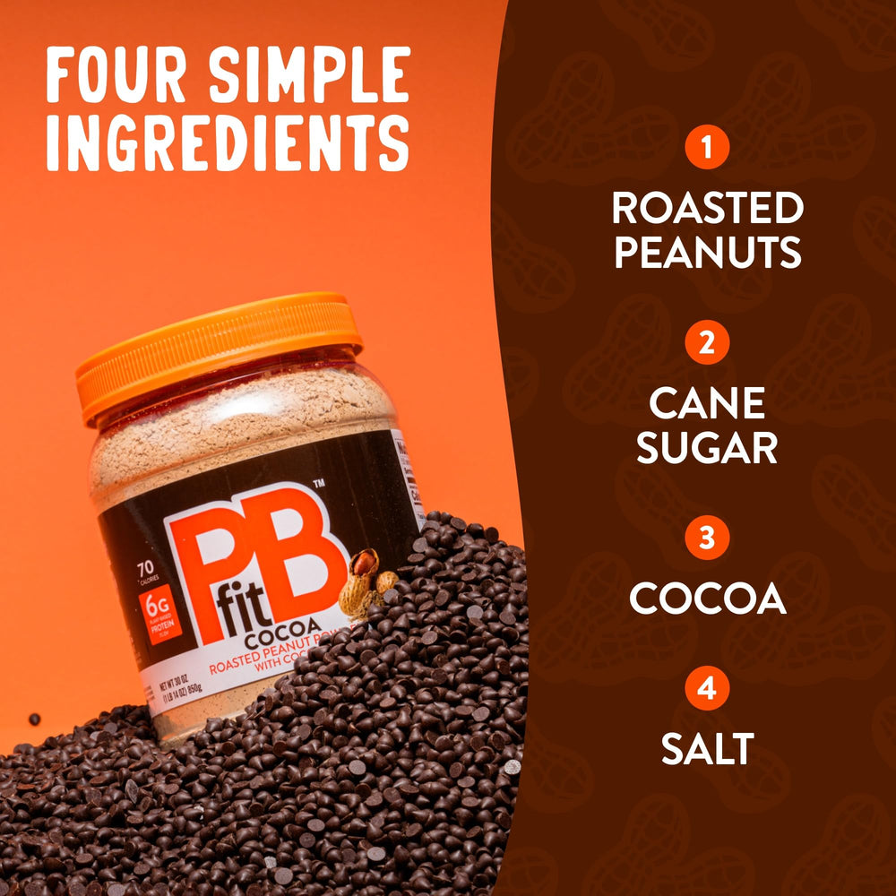 PBfit etiqueta con ingredientes simples que inspira confianza