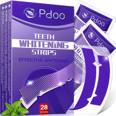 Pdoo tiras moradas frontal del empaque mostrando el kit completo y beneficios
