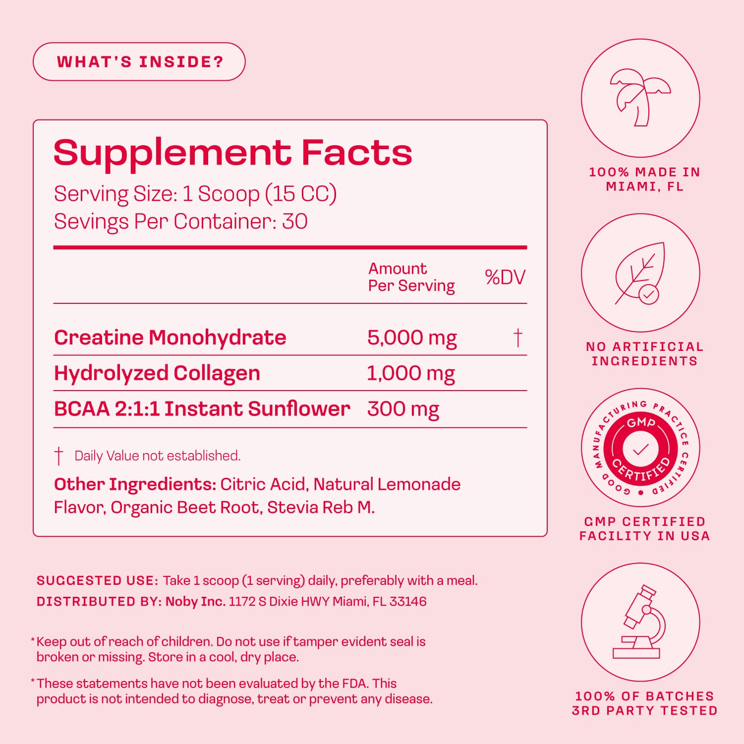 Peach Perfect etiqueta con BCAA y colágeno para recuperación
