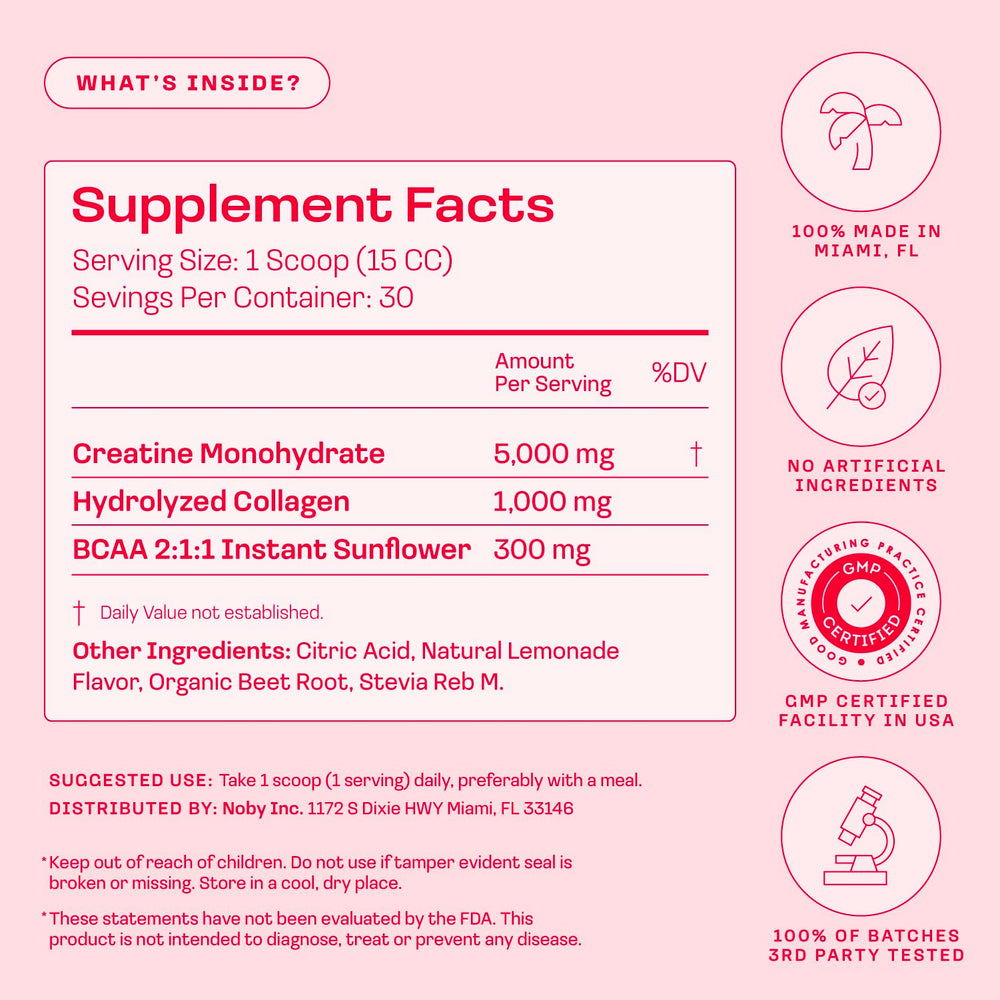 Peach Perfect etiqueta con BCAA y colágeno para recuperación
