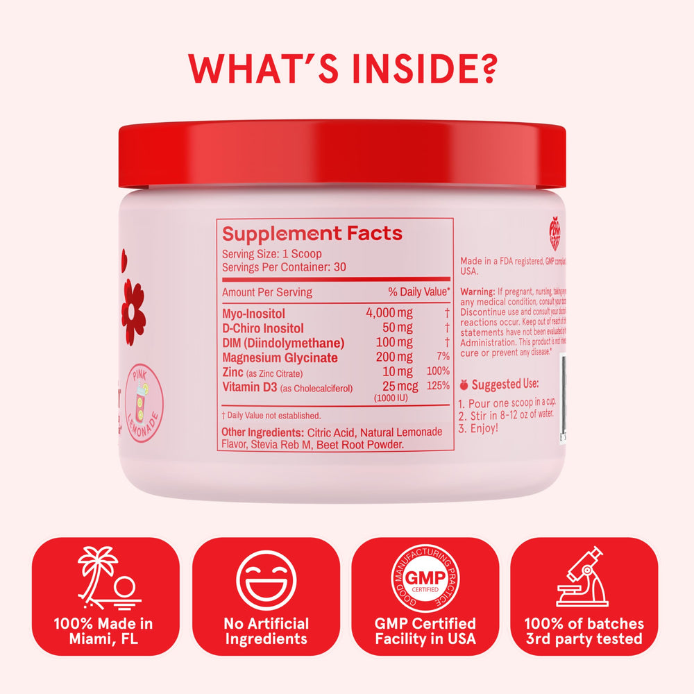 Peach Perfect etiqueta nutricional en primer plano, información clara de ingredientes