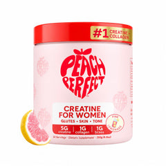 Peach Perfect frente del envase mostrando diseño y beneficios