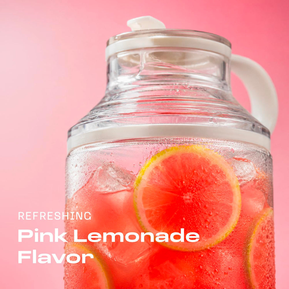 Peach Perfect bebida pink lemonade lista para beber, sabor refrescante