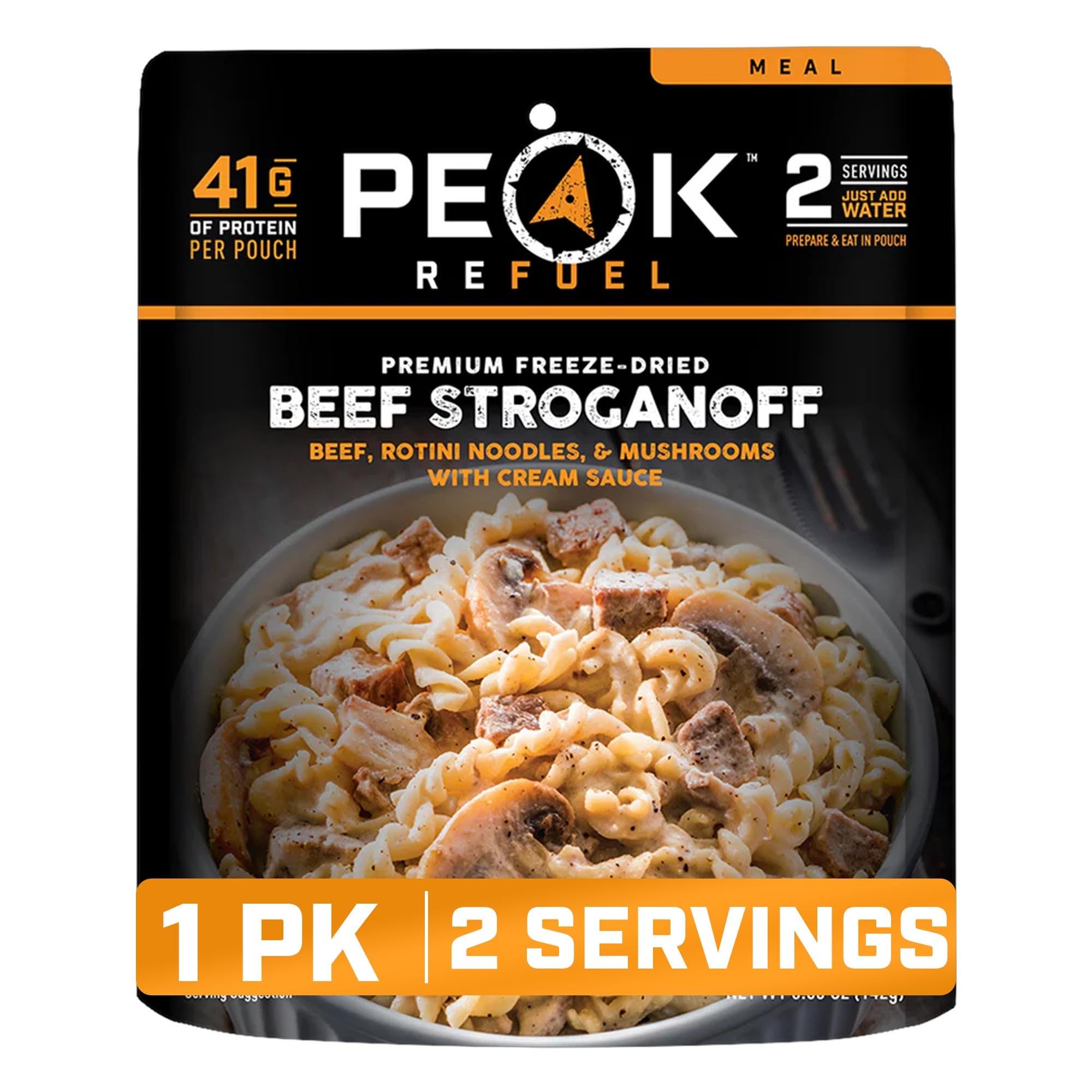 Peak Refuel paquete frontal mostrando marca y conveniencia