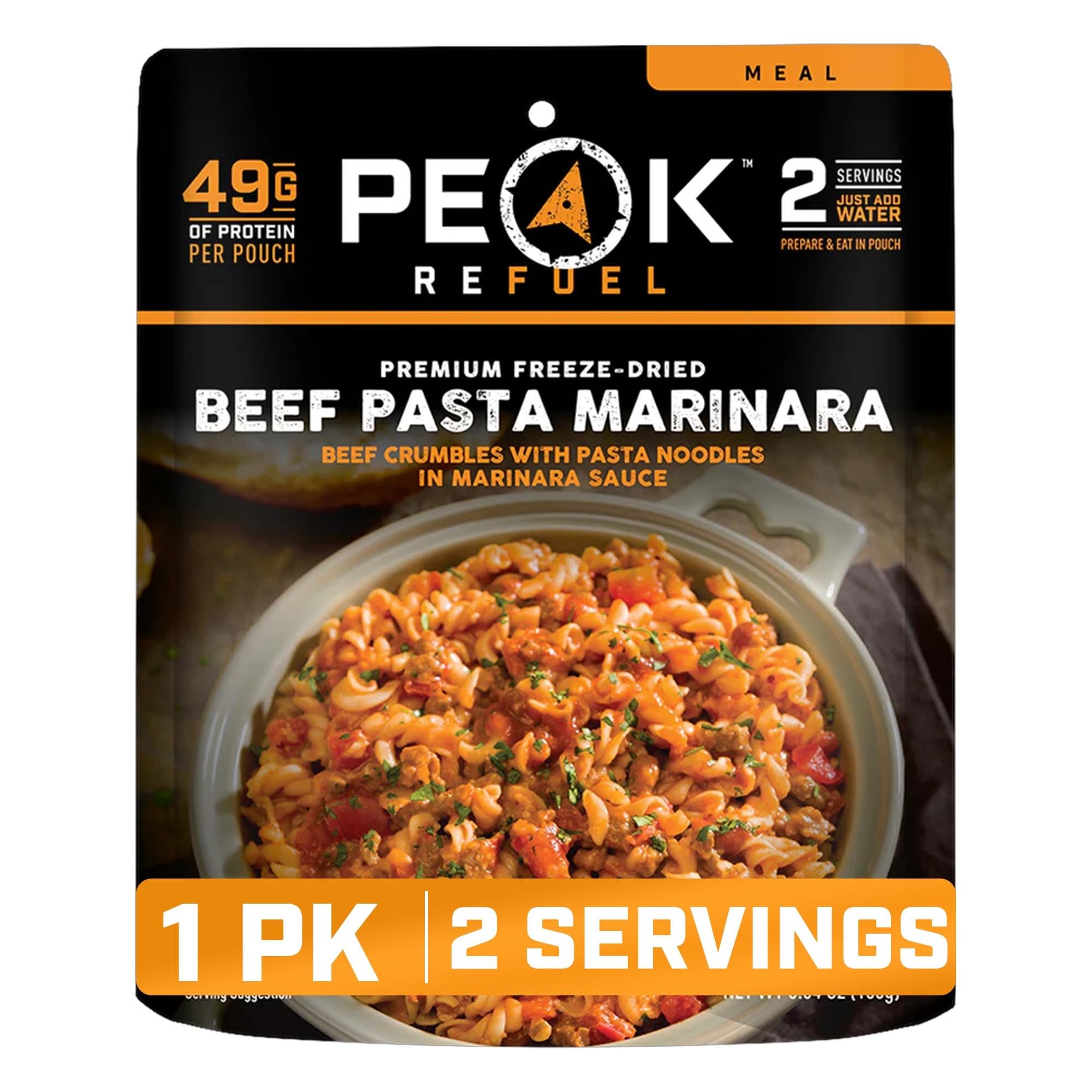 Peak Refuel frente del paquete mostrando diseño y beneficios claros