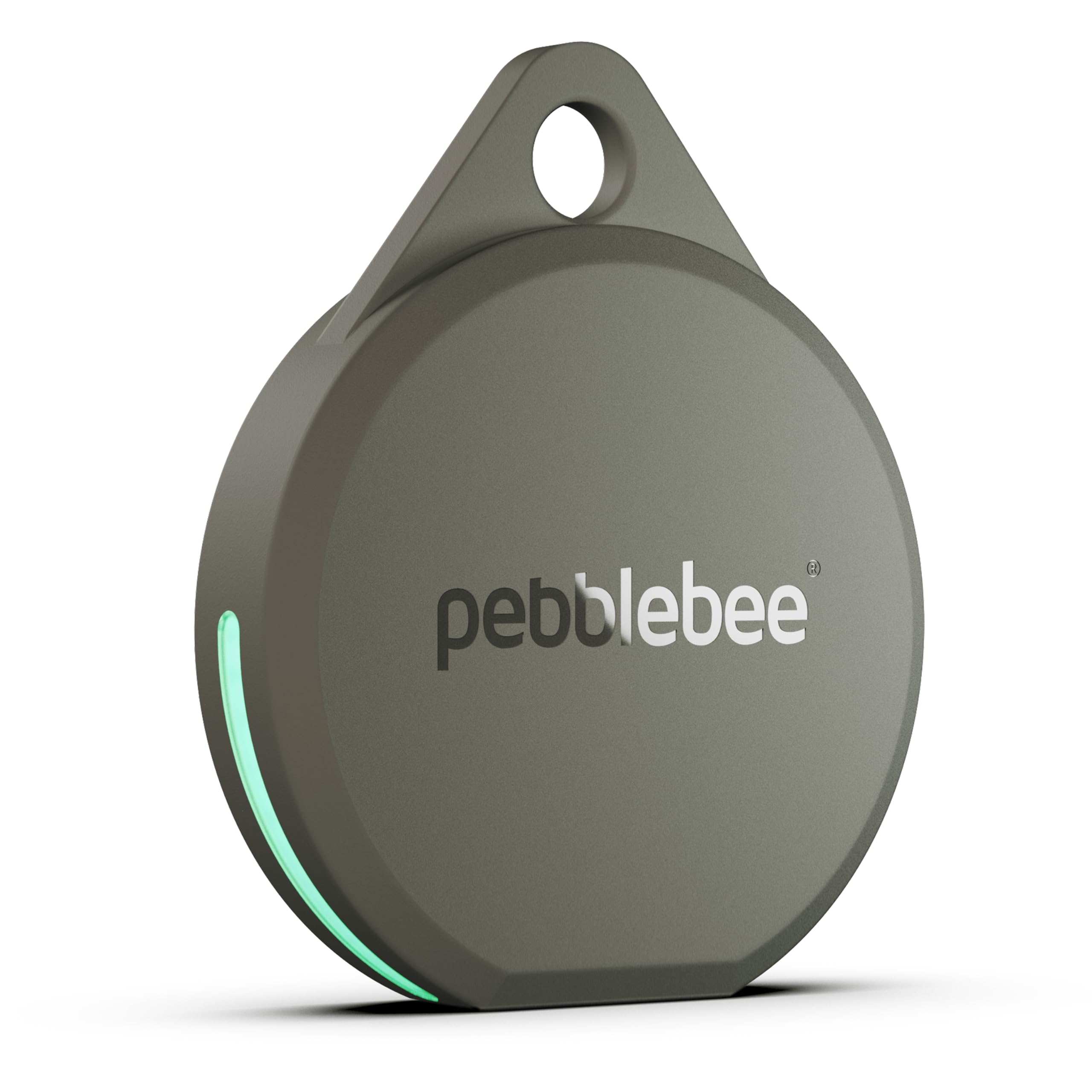 Pebblebee Clip 5 frontal mostrando clip y carcasa, fácil fijación