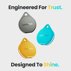 Pebblebee Clip 5 vista lateral que resalta diseño resistente y ligereza