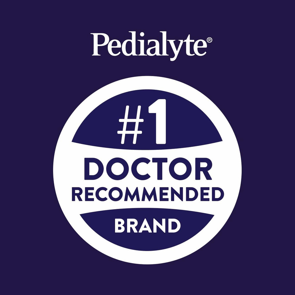 Pedialyte polvo disolviéndose en vaso demostrando hidratación instantánea
