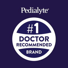 Contenido transparente de Pedialyte mostrando textura clara y aspecto hidratante