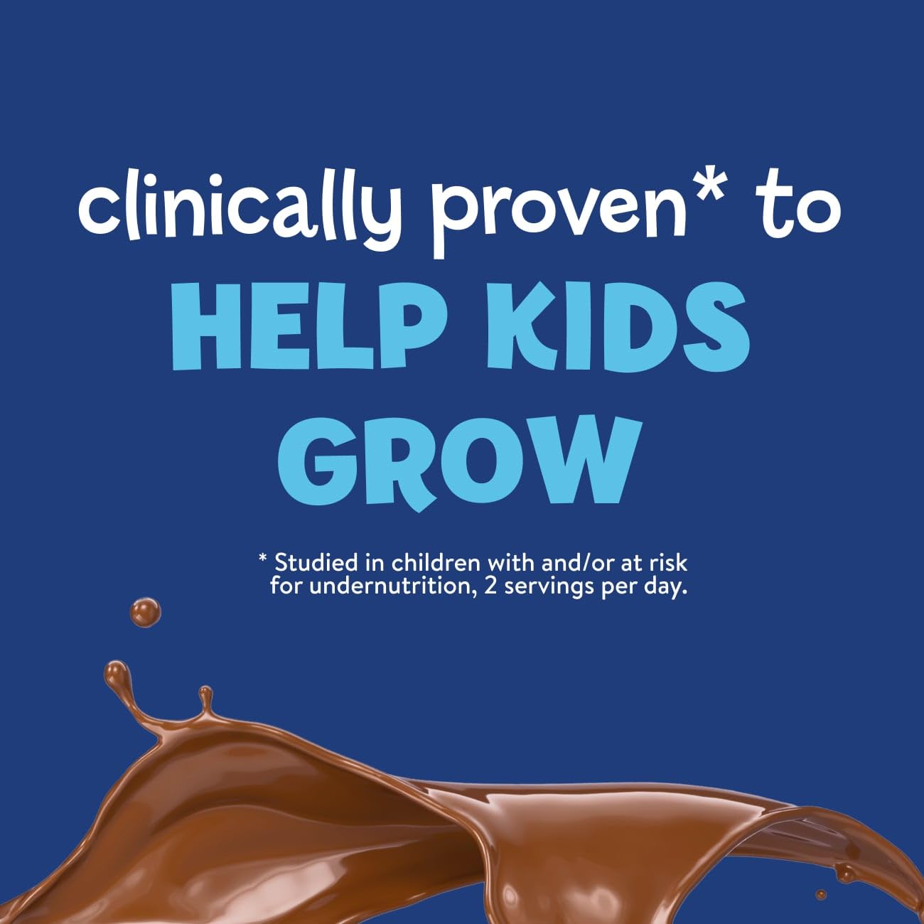 PediaSure textura del batido chocolate visible y aspecto apetecible