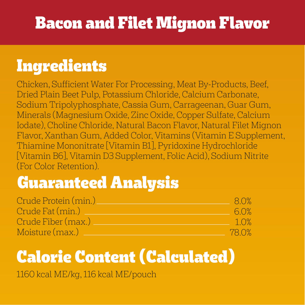 Pedigree ingredientes con proteína animal real y mejor sabor