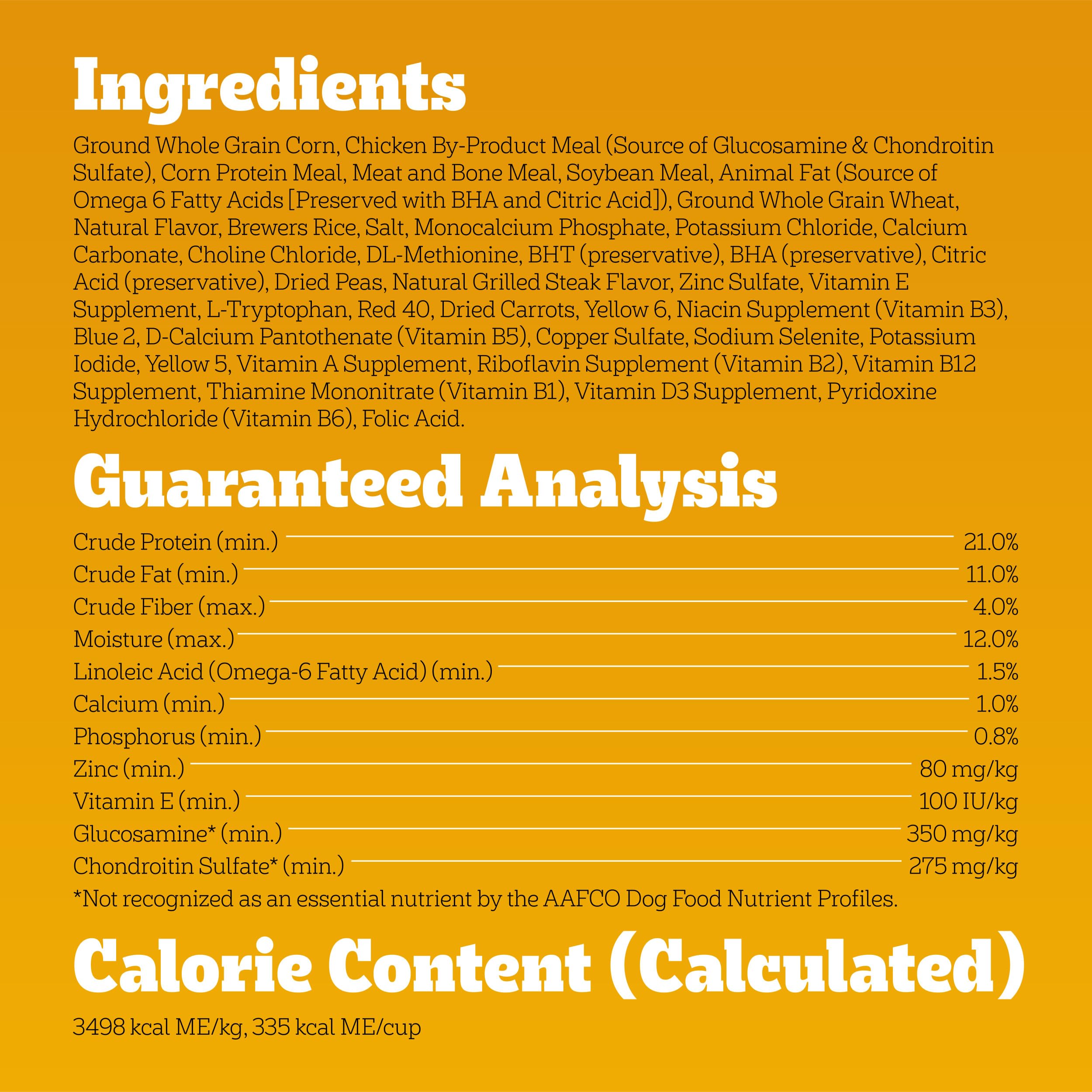 Pedigree sello sin sabores artificiales y sin jarabe, garantía de formulación limpia