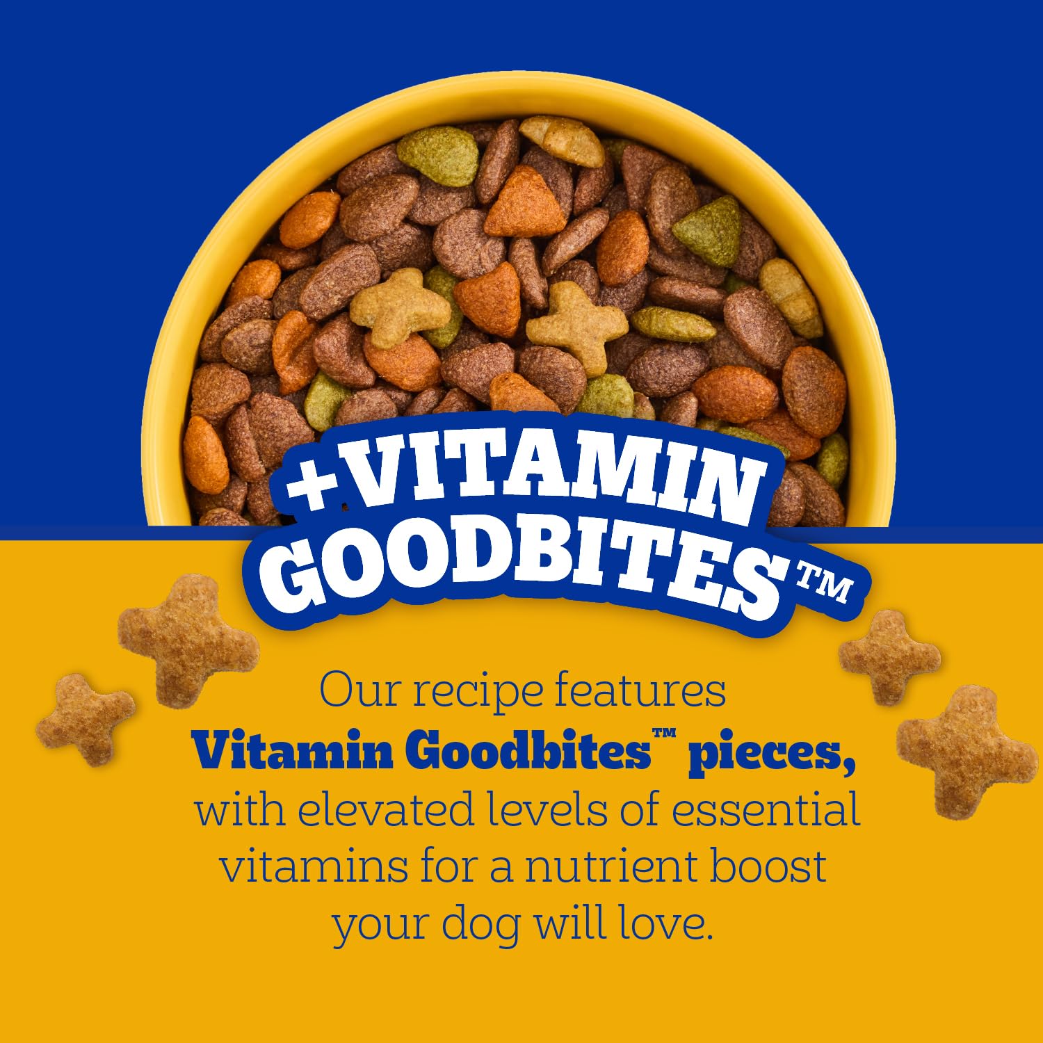 Pedigree Vitamin Goodbites en detalle, aporta vitaminas visibles y nutrición