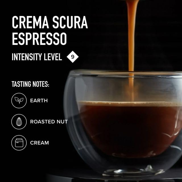 Peet's espresso servido en taza con espuma cremosa y cuerpo