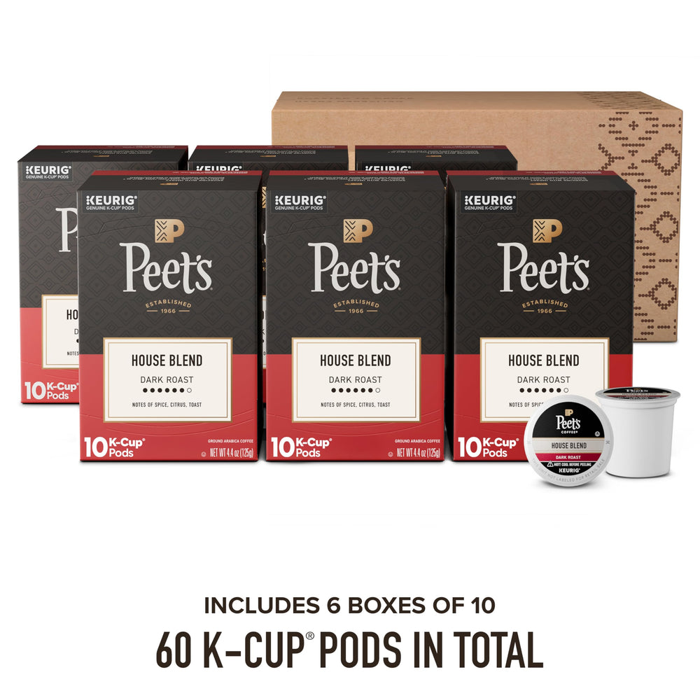 Peet's detalle del cierre de la cápsula K-Cup que muestra sellado hermético