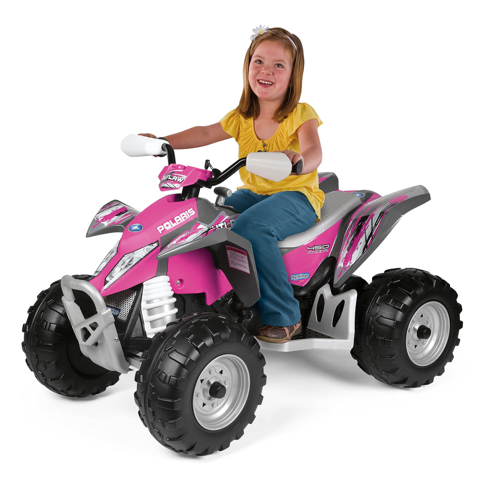 Peg Perego batería alimentando vehículo con niño conduciendo y diversión prolongada