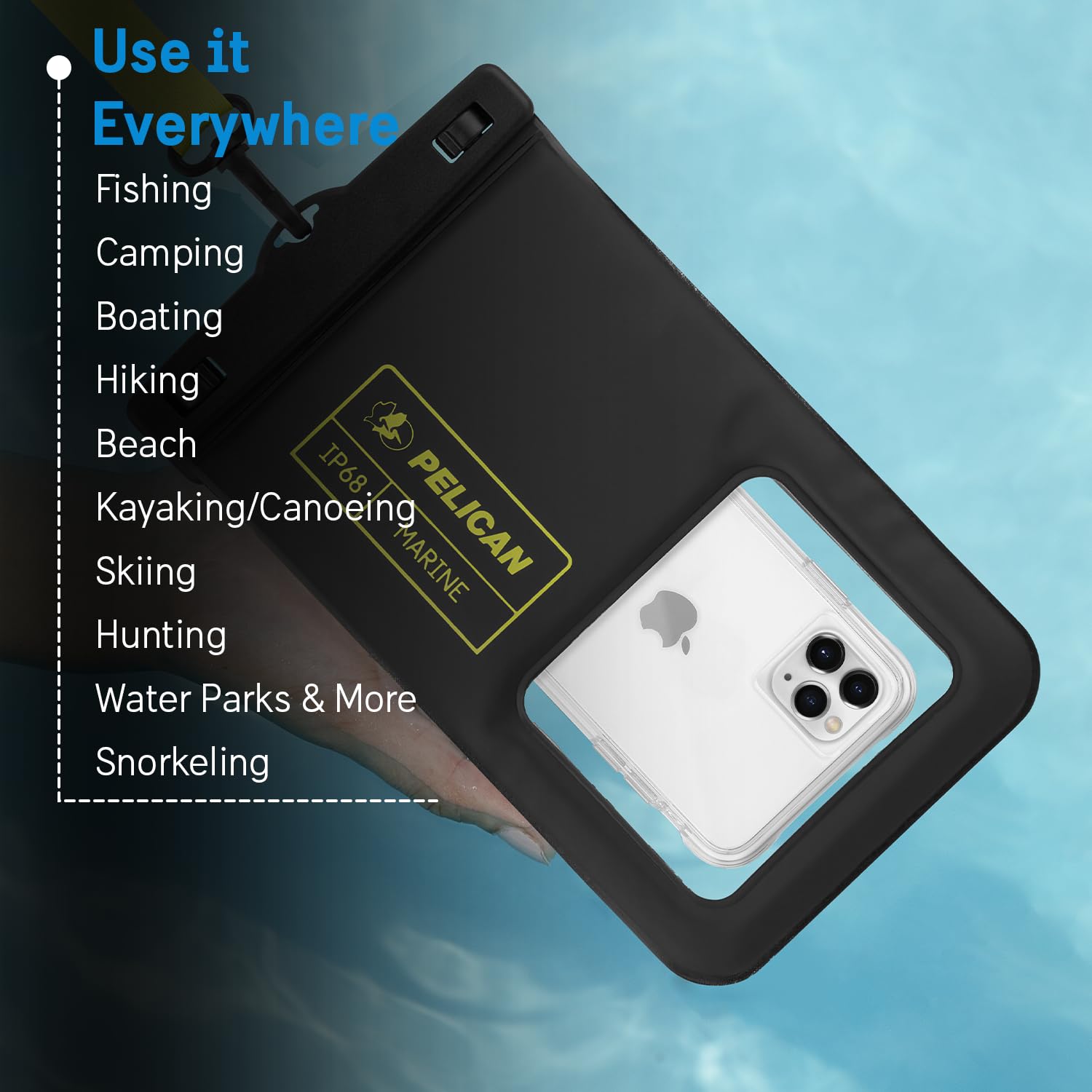 Pelican textura TPU resistente que protege contra arañazos