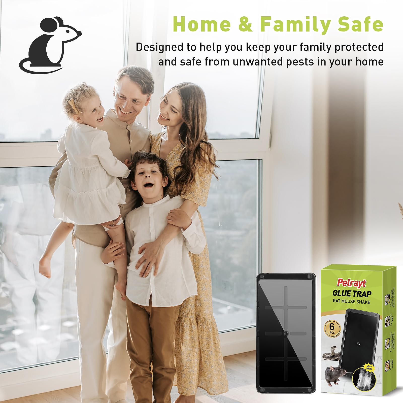 Pelrayt trampas colocadas en sótano para protección eficaz del hogar
