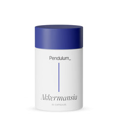 Pendulum frasco frontal mostrando la marca y beneficio de soporte intestinal