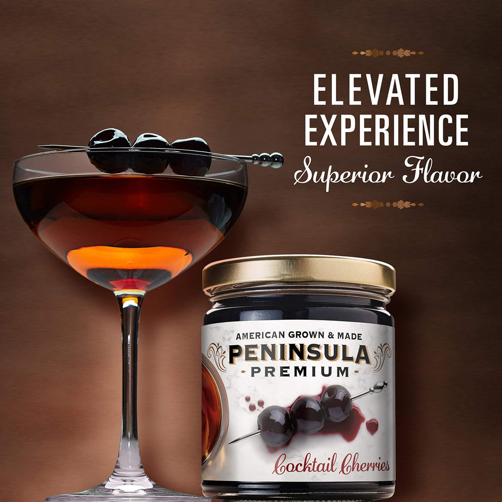 Peninsula Premium almíbar brillante servido en cuchara para cocktails