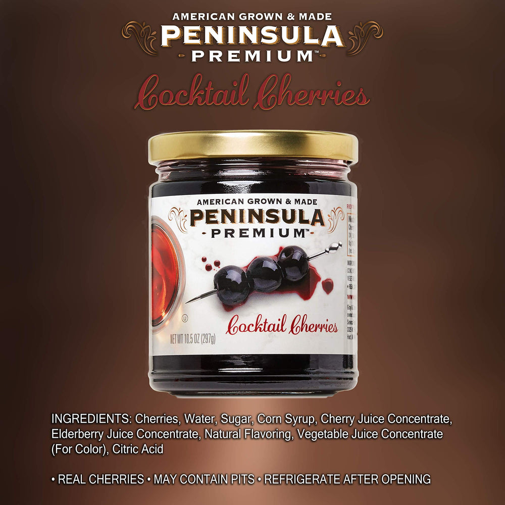Peninsula Premium textura de cerezas firmes en almíbar sedoso