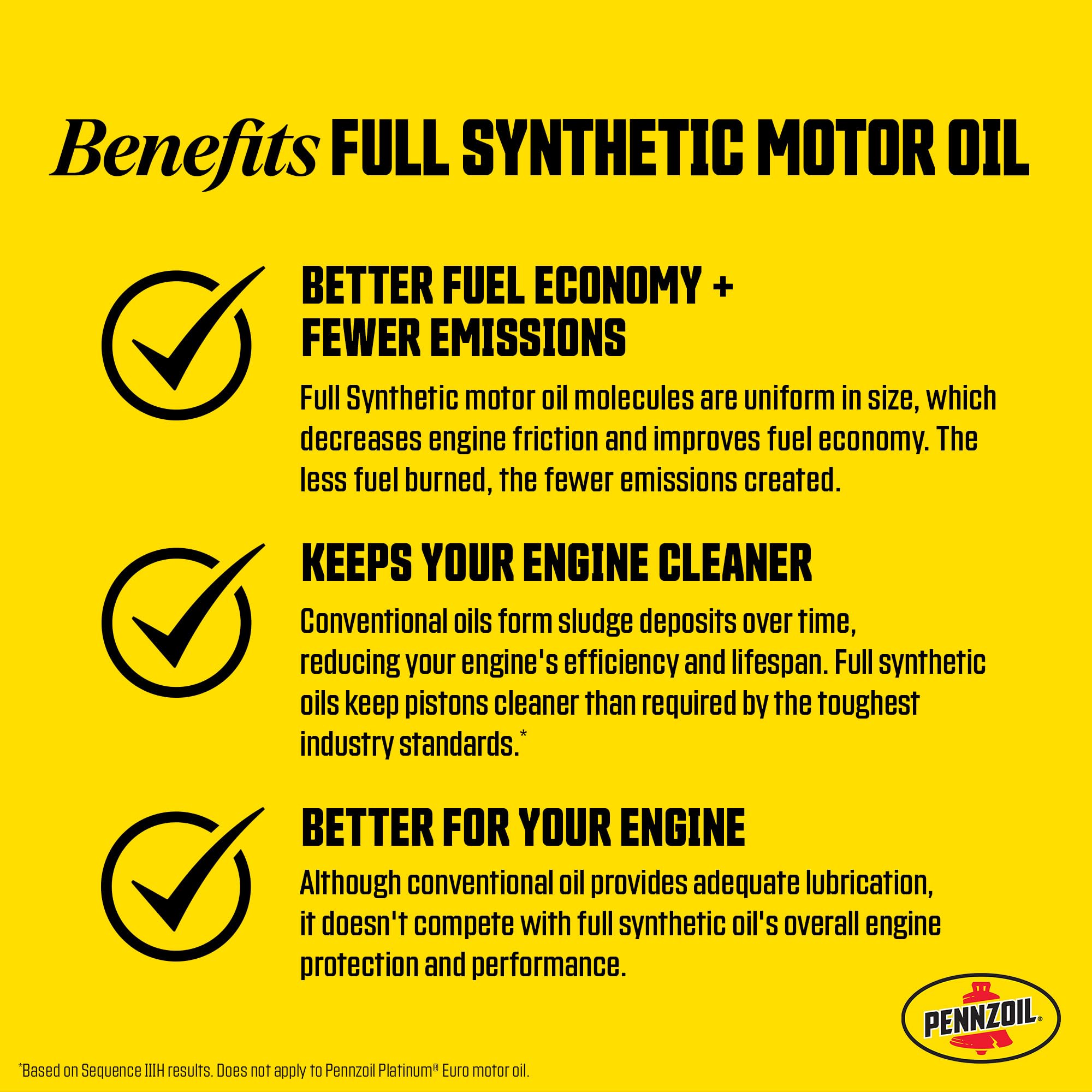 Pack de seis botellas Pennzoil Ultra Platinum listo para taller o almacenamiento