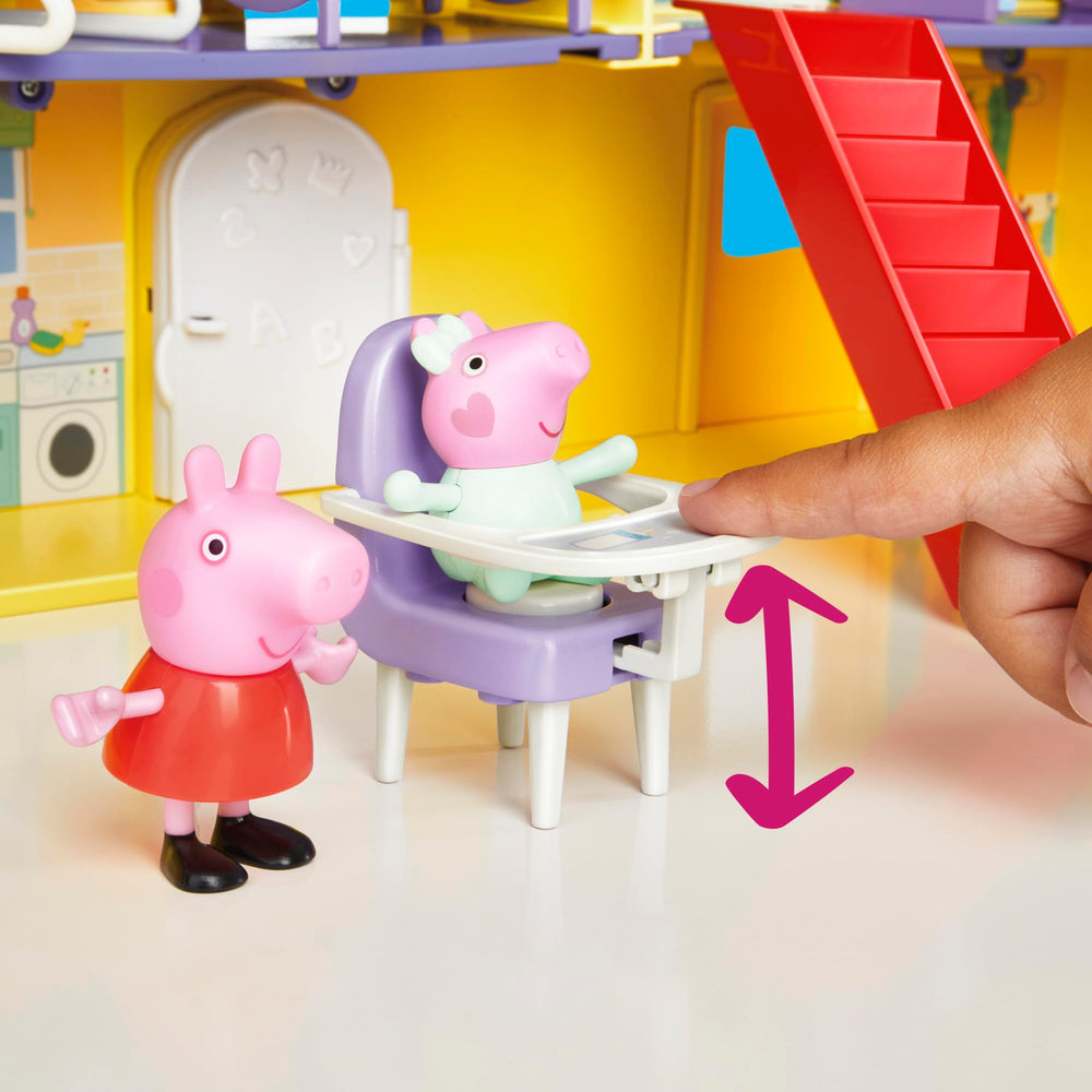 Peppa Pig cocina con nevera abierta para juego realista