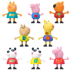 Peppa Pig primer plano de personajes con colores detallados y diseño fiel