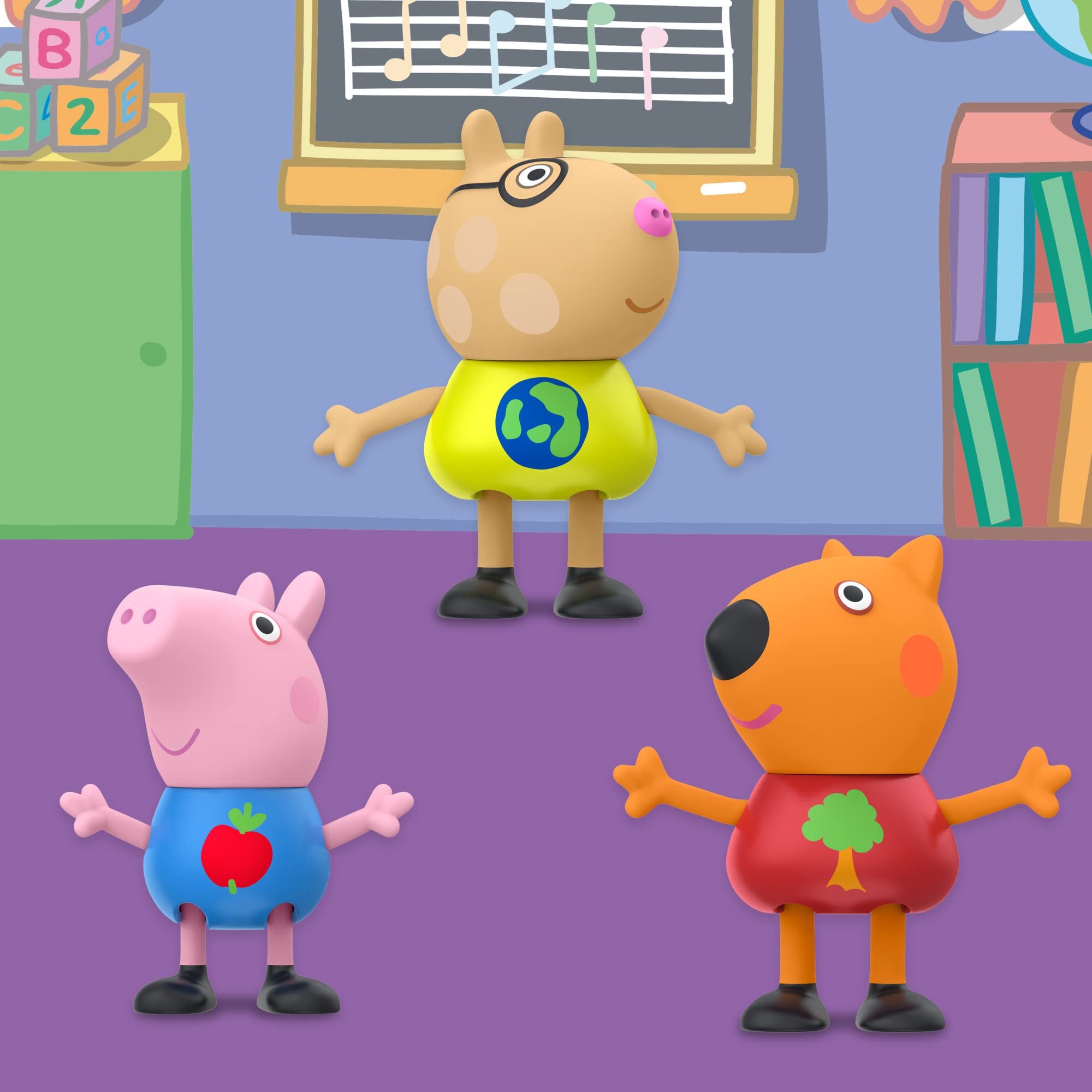 Peppa Pig detalle de pintura y acabado que resiste juego frecuente